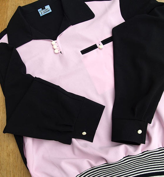 Gaucho Shirt - Black/Pink