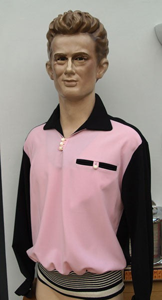 Gaucho Shirt - Black/Pink