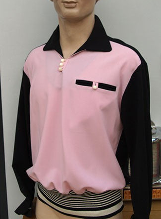 Gaucho Shirt - Black/Pink