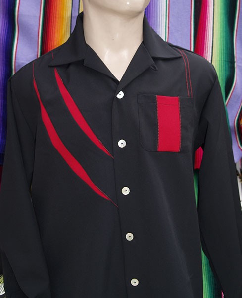 Sharks Gill Shirt - Black/Red