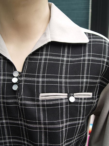Gaucho Shirt - Grey/Black Check