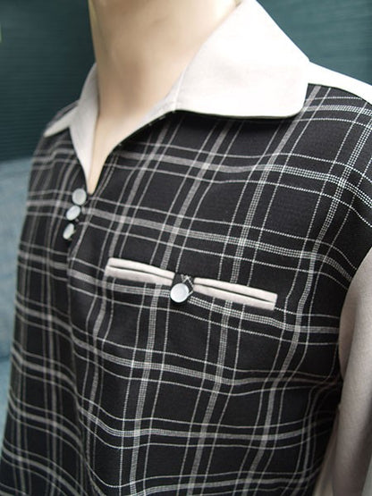 Gaucho Shirt - Grey/Black Check