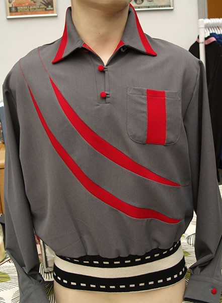 Gaucho Shirt - Grey/Red Sharks Gill