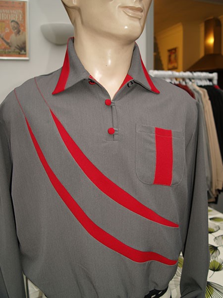 Gaucho Shirt - Grey/Red Sharks Gill