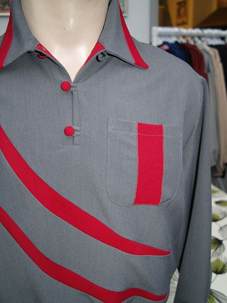 Gaucho Shirt - Grey/Red Sharks Gill