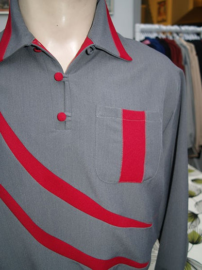 Gaucho Shirt - Grey/Red Sharks Gill