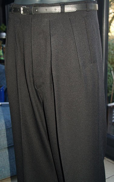 High Waisted Trousers - Black 40Ts