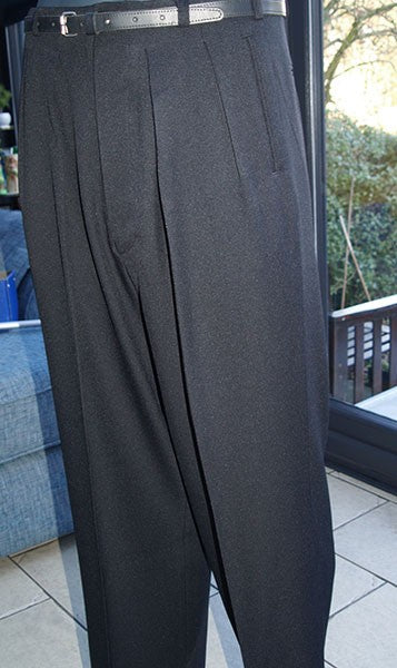 High Waisted Trousers - Black 40Ts
