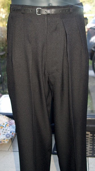 High Waisted Trousers - Black 40Ts