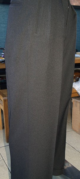 High Waisted Trousers - Black 40Ts