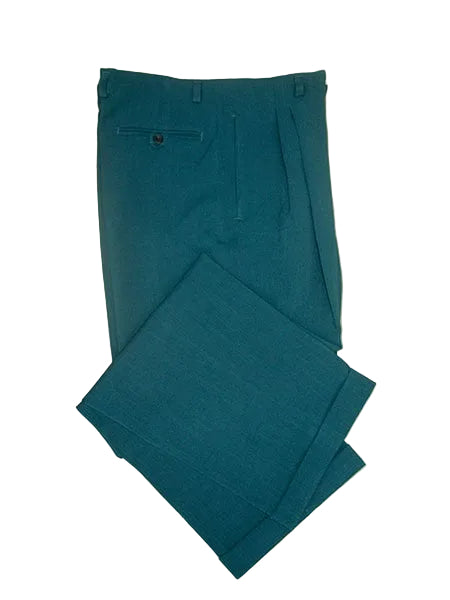 High Waisted Trousers - Bottle Green