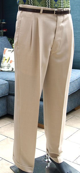 High Waisted Trousers - Soft Cream