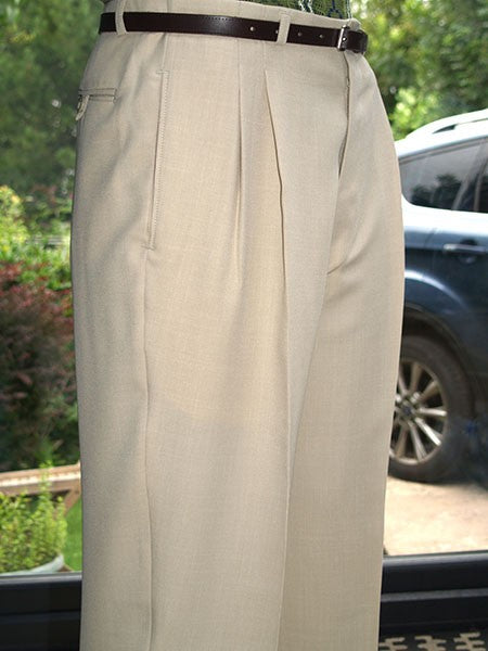 High Waisted Trousers - Soft Cream
