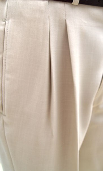 High Waisted Trousers - Soft Cream
