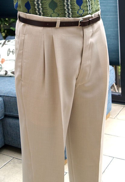 High Waisted Trousers - Soft Cream