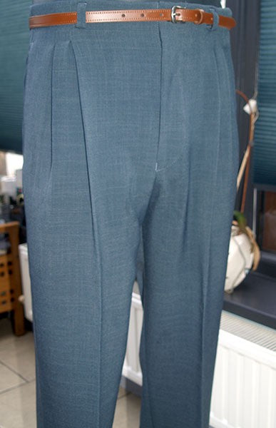 High Waisted Trousers - Teal