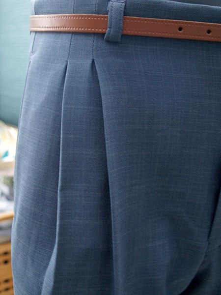 High Waisted Trousers - Teal