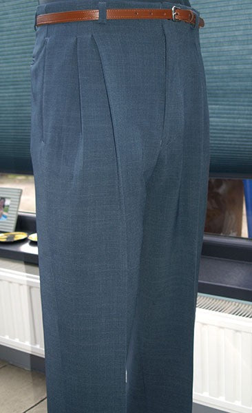 High Waisted Trousers - Teal