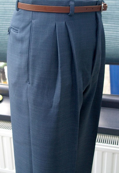 High Waisted Trousers - Teal