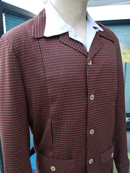 Hollywood Jacket - Dark Red Check