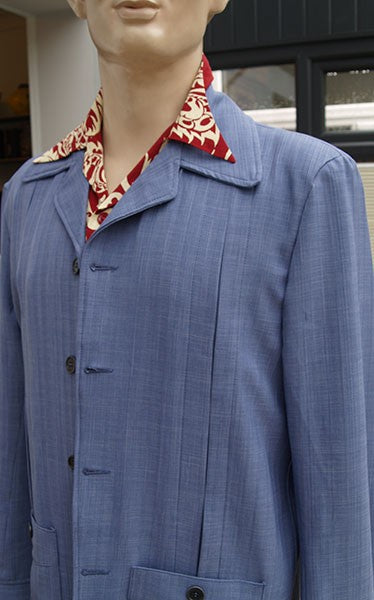 Hollywood Jacket - Powder Blue Seersucker