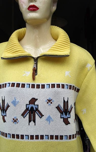Ladies Thunderbird Zip Pullover - Lemon Yellow