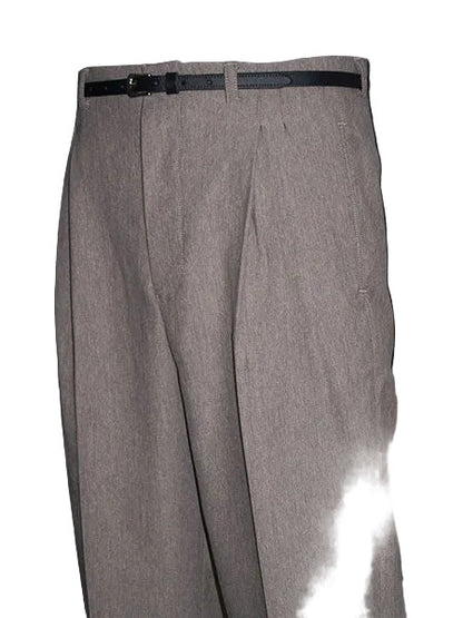 1950s Rockabilly Style Trousers - Lt Beige Tweed