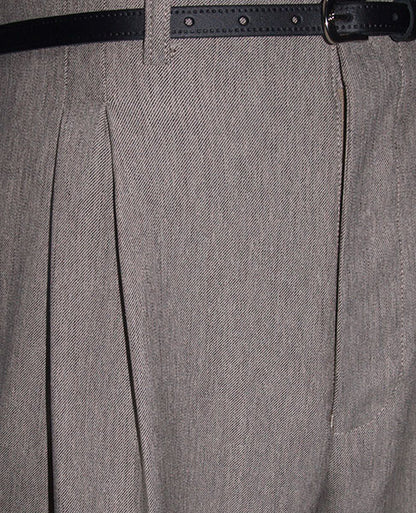 1950s Rockabilly Style Trousers - Lt Beige Tweed