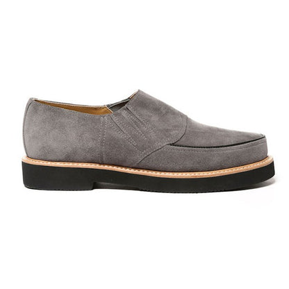 Piped Casual Shoes - Grey Suede