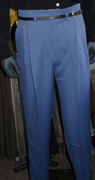 High Waisted Trousers - Powder Blue