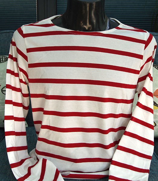 Red & White Breton Tee - Long Sleeve