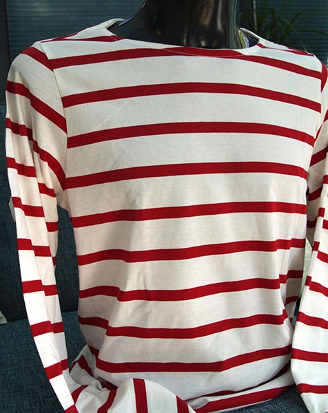 Red & White Breton Tee - Long Sleeve