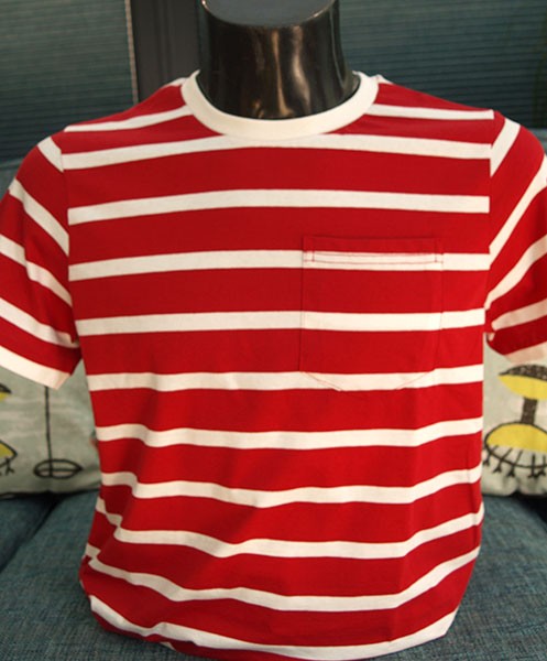 Red & White Breton Tee - Short Sleeve