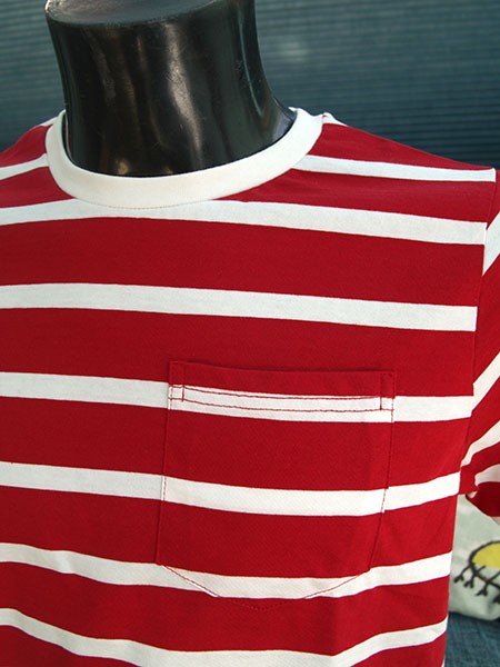 Red & White Breton Tee - Short Sleeve