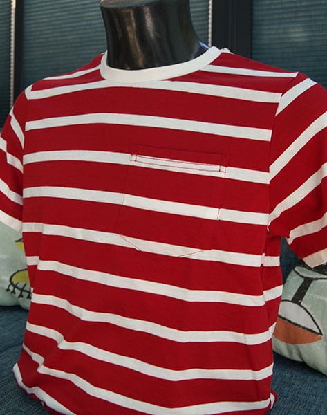 Red & White Breton Tee - Short Sleeve