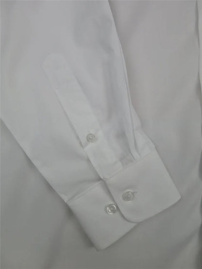 Revival Vintage - Spearpoint Collar Shirt with Barrel Cuff - White