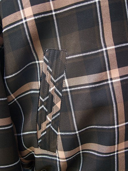 Ricky Jacket - Brown/Black Window Pane Check