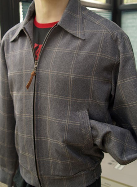 Ricky Jacket - Grey Window Pane Check