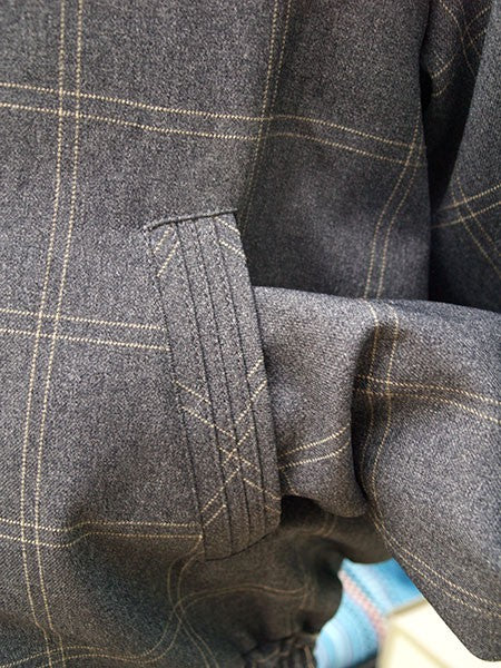 Ricky Jacket - Grey Window Pane Check