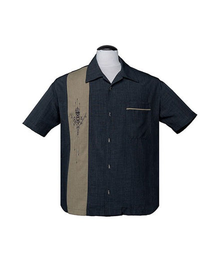 Steady Clothing - Charcoal Tiki Bamboo Shirt