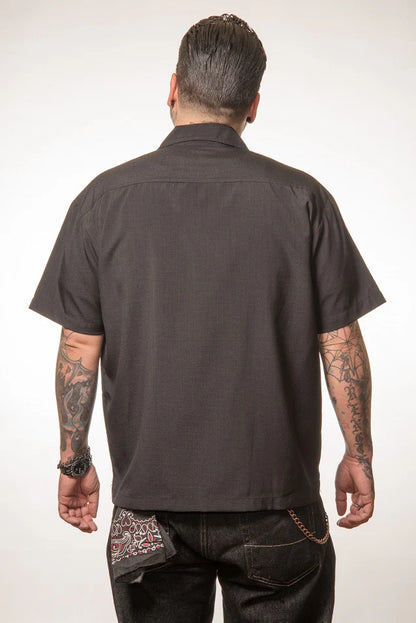 Steady Clothing - Shake Down Bowling Shirt - Black/Mint