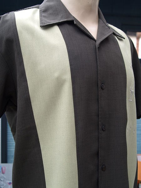 Steady Clothing - Shake Down Bowling Shirt - Coffee/Moss