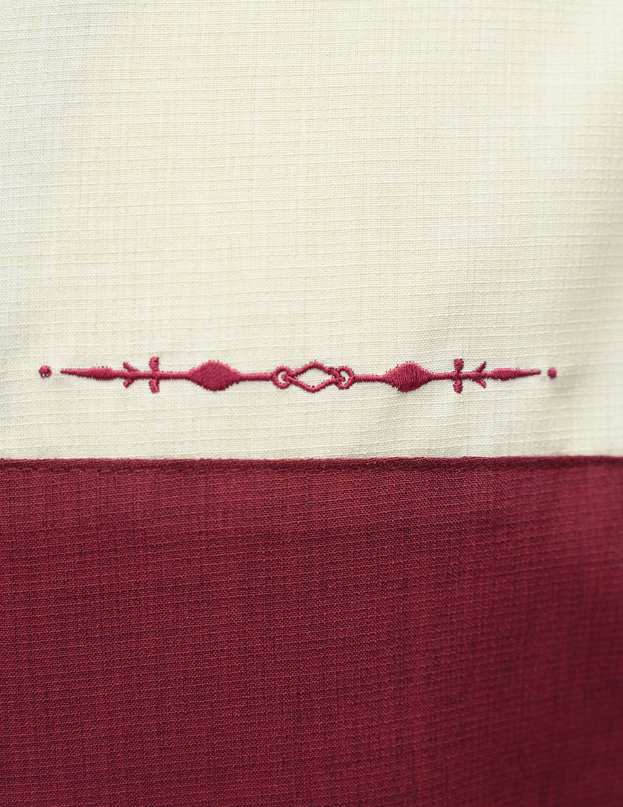 Steady Clothing - The Earl Bowling Shirt - Burgundy/Stone