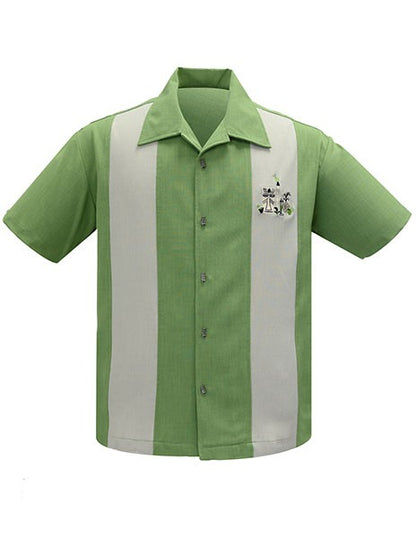 Steady Clothing - The Mickey Bowling Shirt - Apple Green