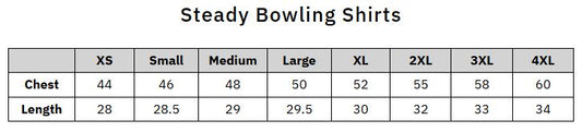 Steady Clothing - Atomic Mad Men Bowling Shirt - Black/Turquoise