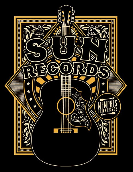 Sun Records - Crescent T-Shirt