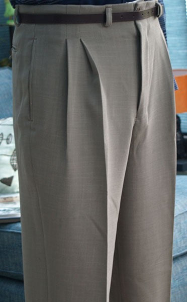 High Waisted Trousers - Taupe