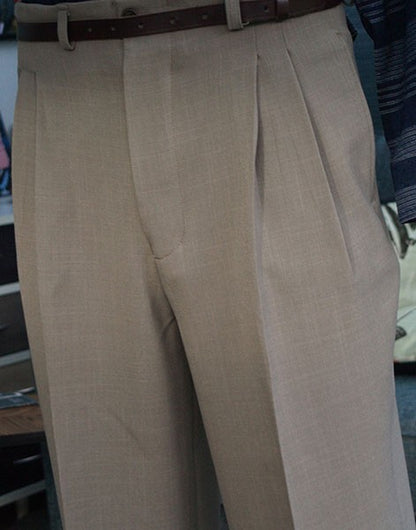 High Waisted Trousers - Taupe