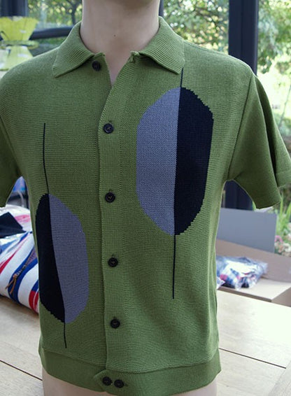 The Boogaloo Knitted Shirt - Green