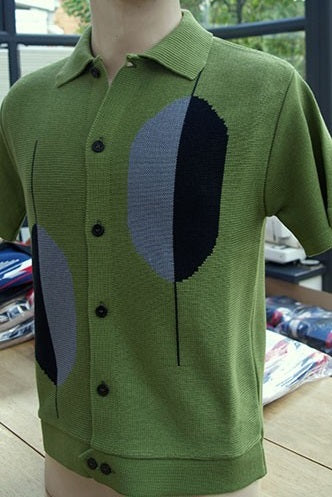 The Boogaloo Knitted Shirt - Green